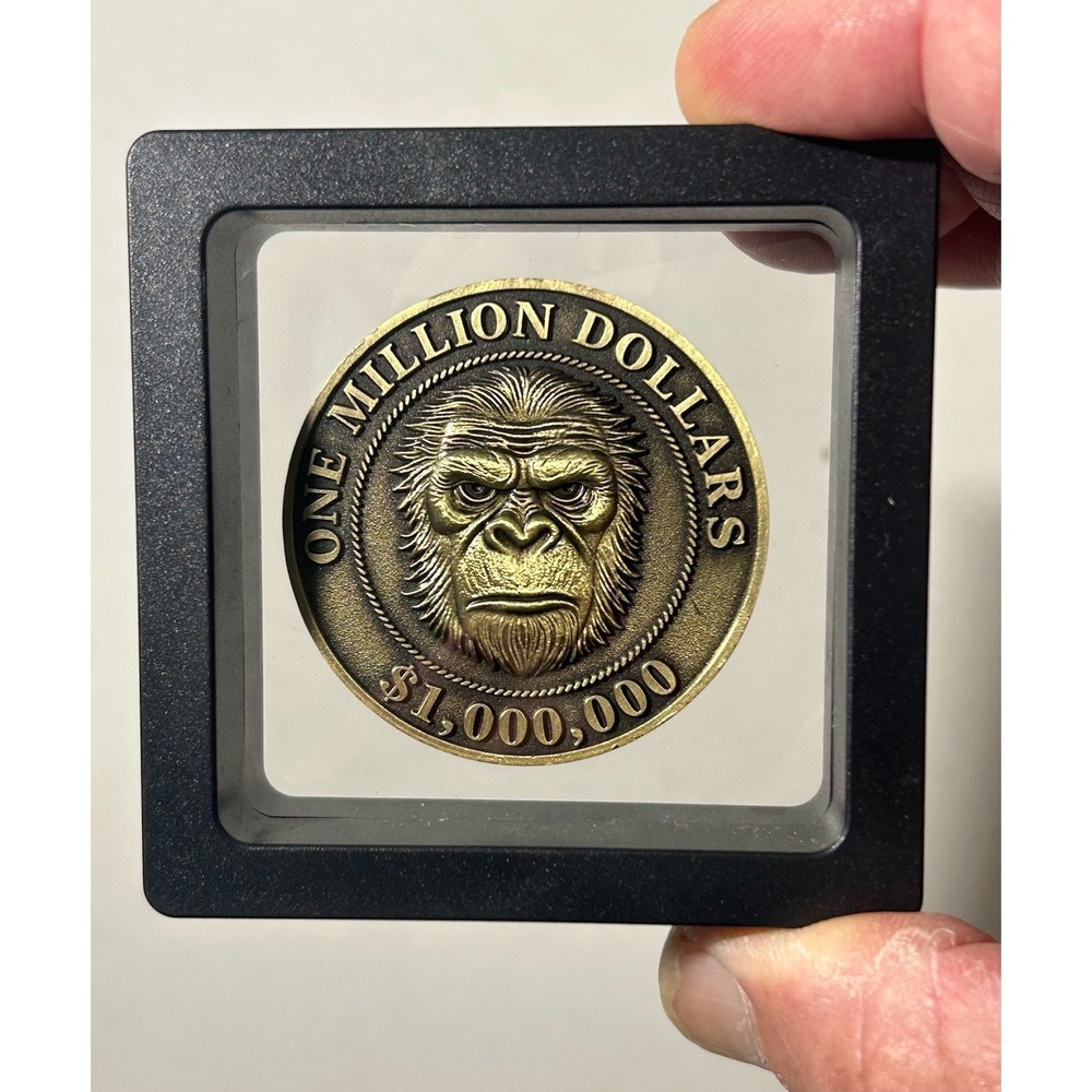 Sasquatch - Yeti  $1 MILLION DOLLAR REWARD Lucky 1.75" 3D Token Coin NEW!